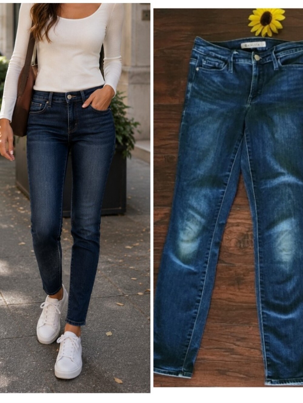 Athleta SCUPTEK SKINNY JEANS 🩵